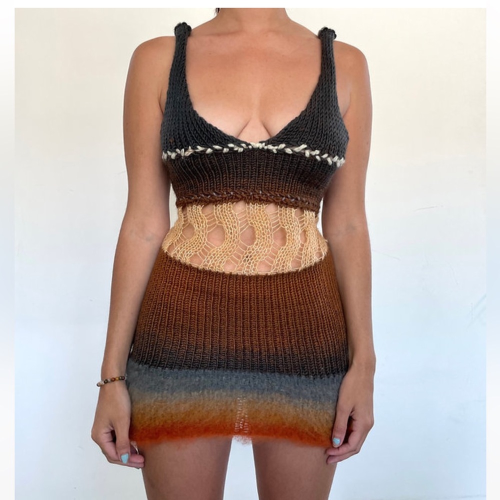 Melissa Knits Flame Dress